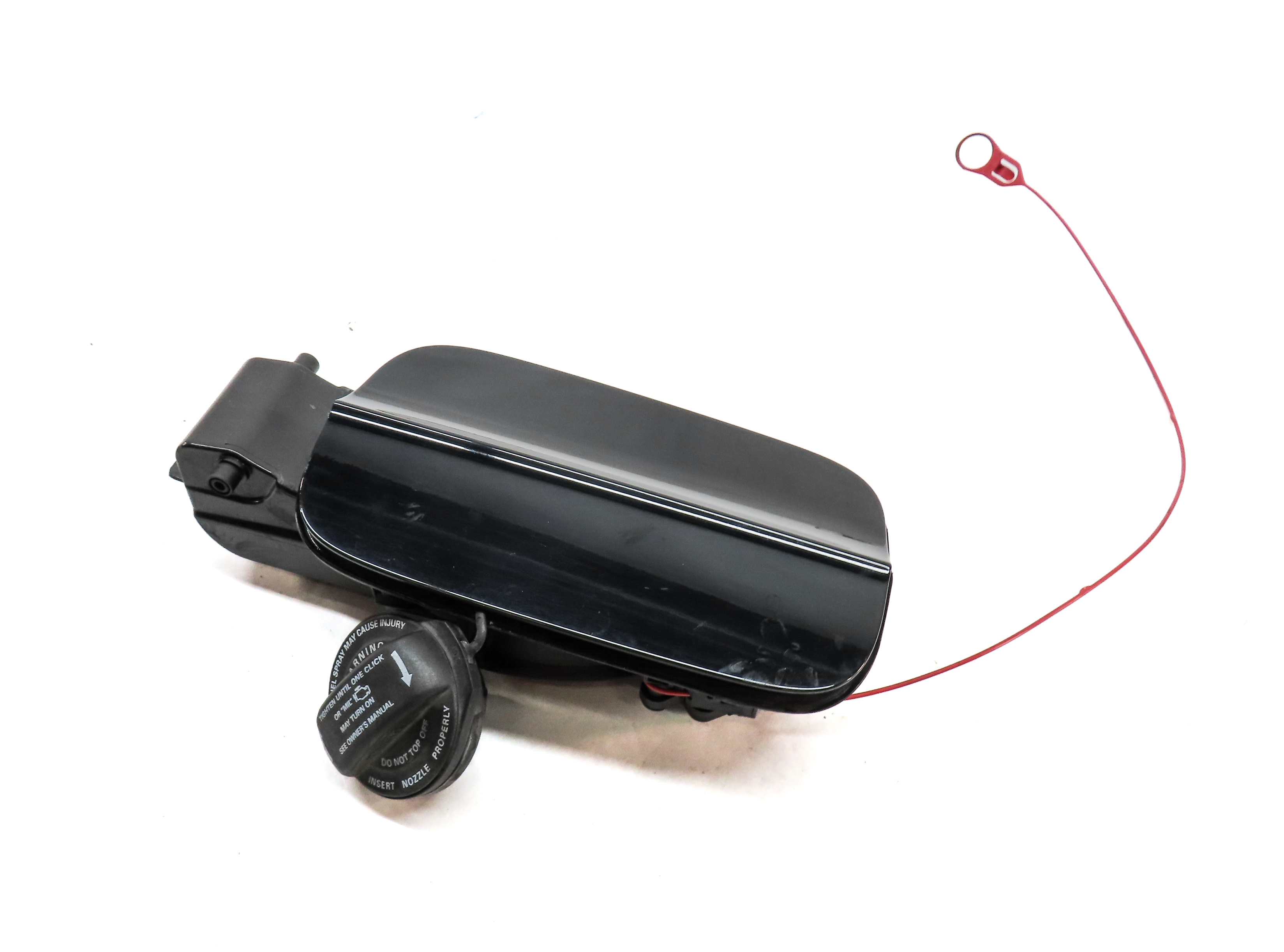 2016-2018 AUDI A3 (8V) FUEL TANK FILL DOOR LID COVER w/ HOUSING (BLACK) — exact item pictured